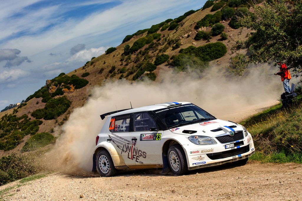 Andreas Mikkelsen / Ola Fløene, ŠKODA FABIA S2000, Volkswagen Motorsport. Rally Italia Sardegna 2012