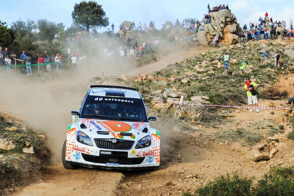 Giuseppe Dettori / Carlo Pisano, ŠKODA FABIA S2000. Rally Italia Sardegna 2012