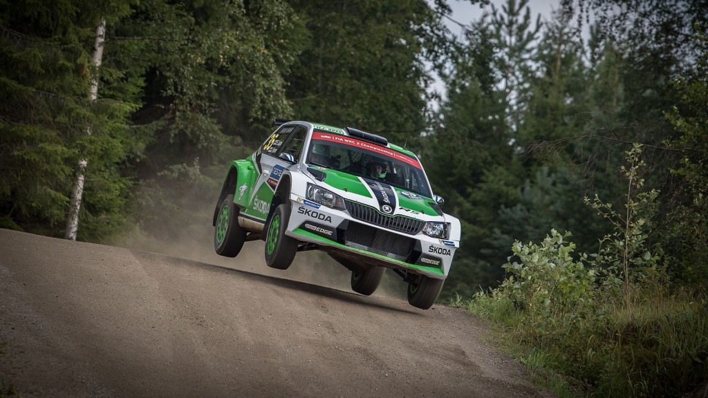 Esapekka Lappi / Janne Ferm, ŠKODA Fabia R5, ŠKODA Motorsport. Rally Finland 2016.