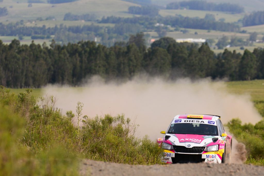 Gustavo Saba / Fernando Musaano, ŠKODA FABIA R5. Rally del Atlántico 2017