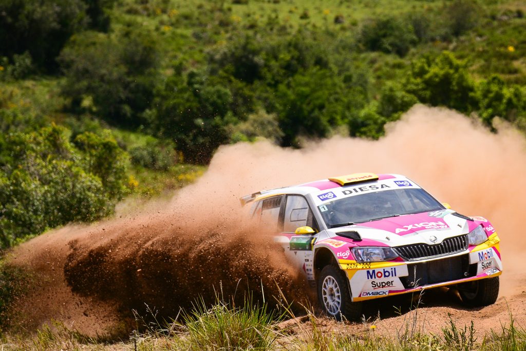 Gustavo Saba / Fernando Musaano, ŠKODA FABIA R5. Rally del Atlántico 2017