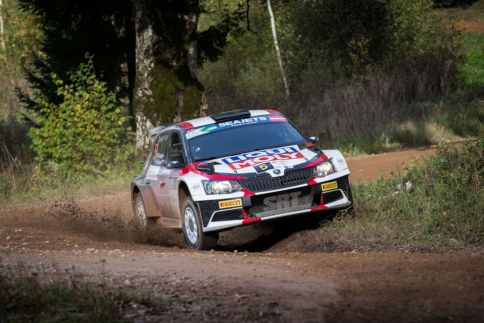 The Fabulous 8: FABIA R5s Dominate Rally Liepāja 2018
