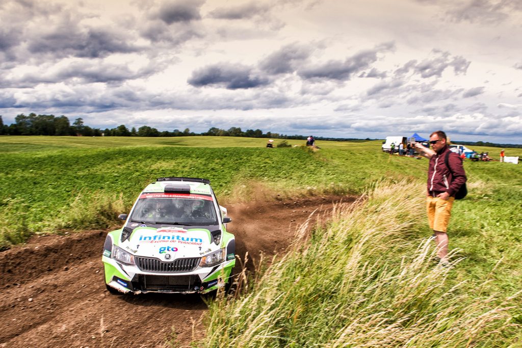 Benito Guerra jr. / Daniel Cué, ŠKODA FABIA R5, Motorsport Italia. Rally Poland 2017