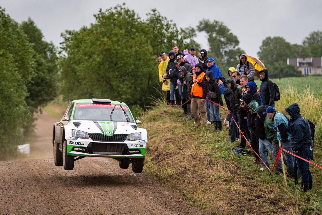 Pontus Tidemand / Jonas Andersson, ŠKODA FABIA R5, ŠKODA Motorsport. Rally Poland 2017