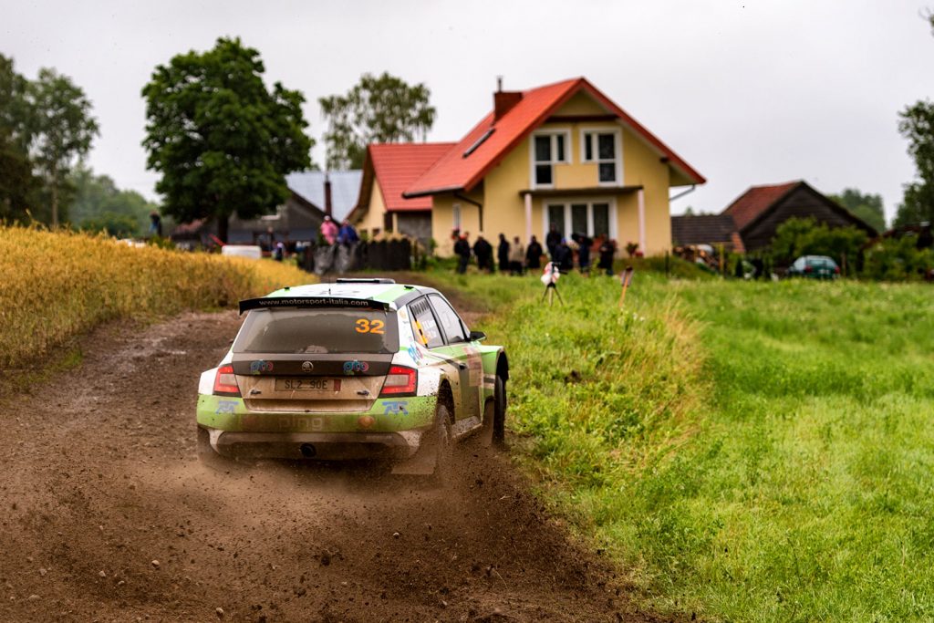 Benito Guerra jr. / Daniel Cué, ŠKODA FABIA R5, Motorsport Italia. Rally Poland 2017