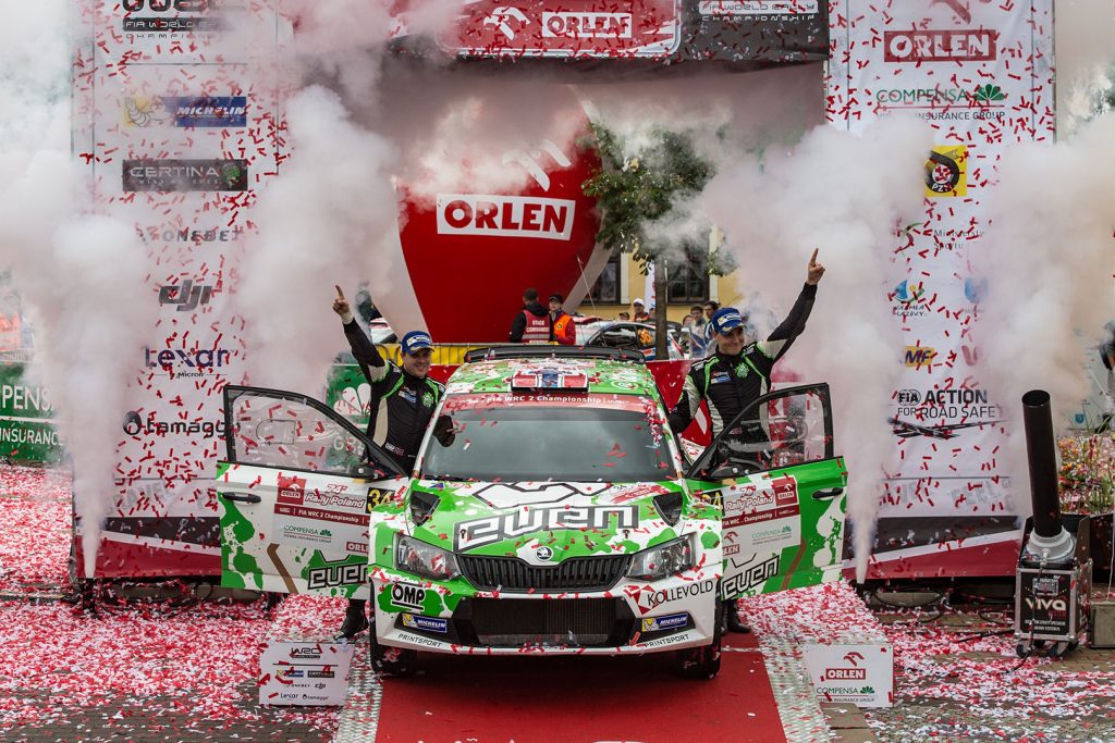 Ole Christian Veiby / Stig Rune Skjærmoen, ŠKODA FABIA R5, Printsport Oy. Rally Poland 2017