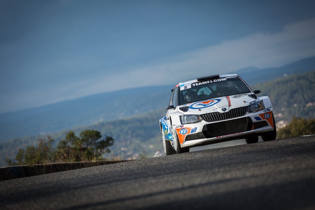 Pierre Roché / Martine Roché, ŠKODA FABIA R5, Team FJ. Rallye du Var 2017