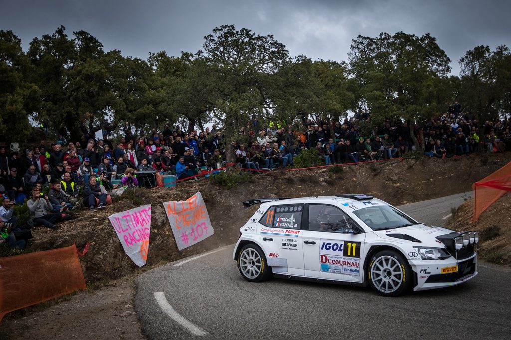 Mathieu Arzeno / Romain Roche, ŠKODA FABIA R5. Rallye du Var 2017