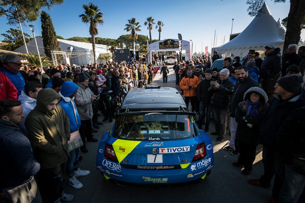 Sylvain Michel / Fabrice Gordon, ŠKODA FABIA R5. Rallye du Var 2017