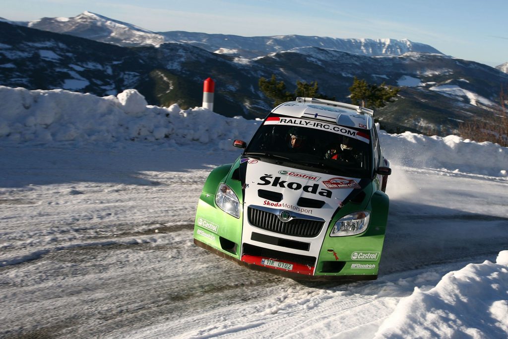 Juho Hänninen / Mikko Markkula, ŠKODA FABIA S2000. Rallye Monte Carlo 2010