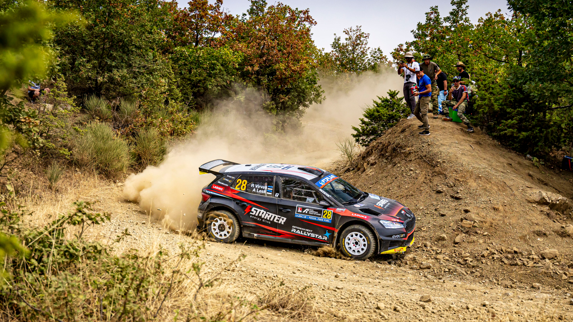 EKO Acropolis Rally Greece: Škoda crew Robert Virves/Aleks Lesk finishes with the same time as the WRC2 winners