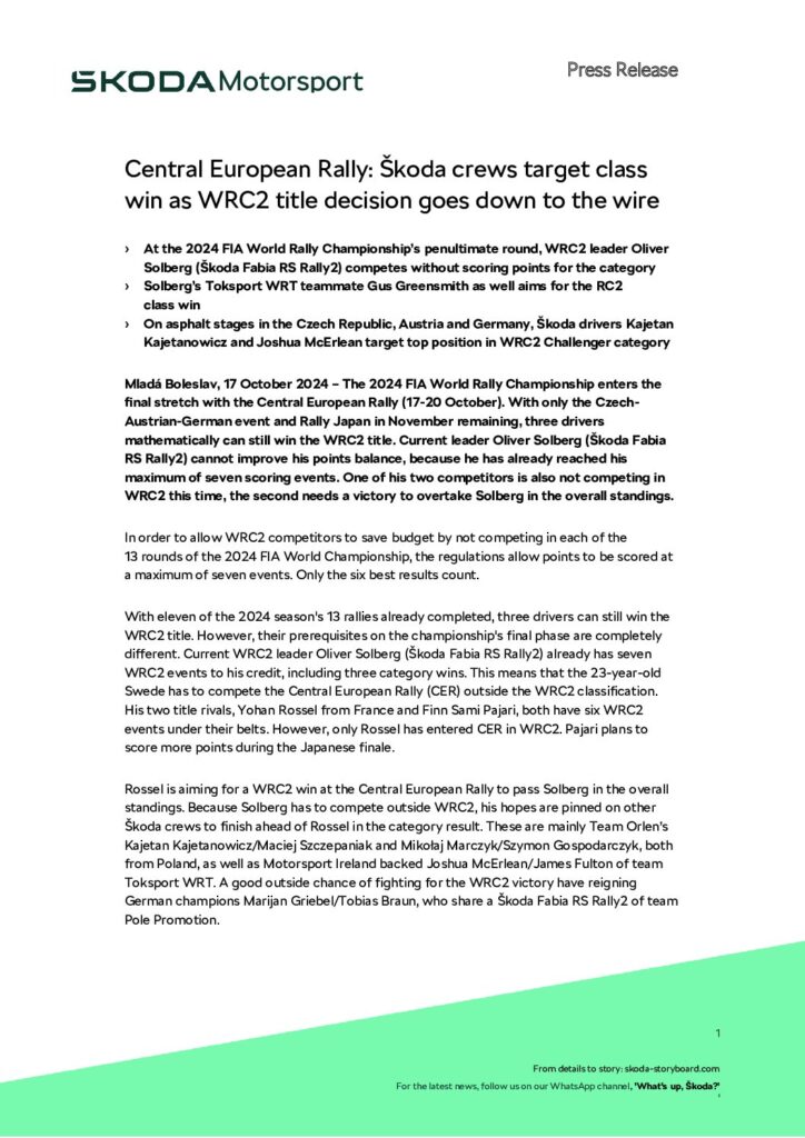 241016_Central-European-Rally-Skoda-crews-target-class-win-as-WRC2-title-decision-goes-down-to-the-wire