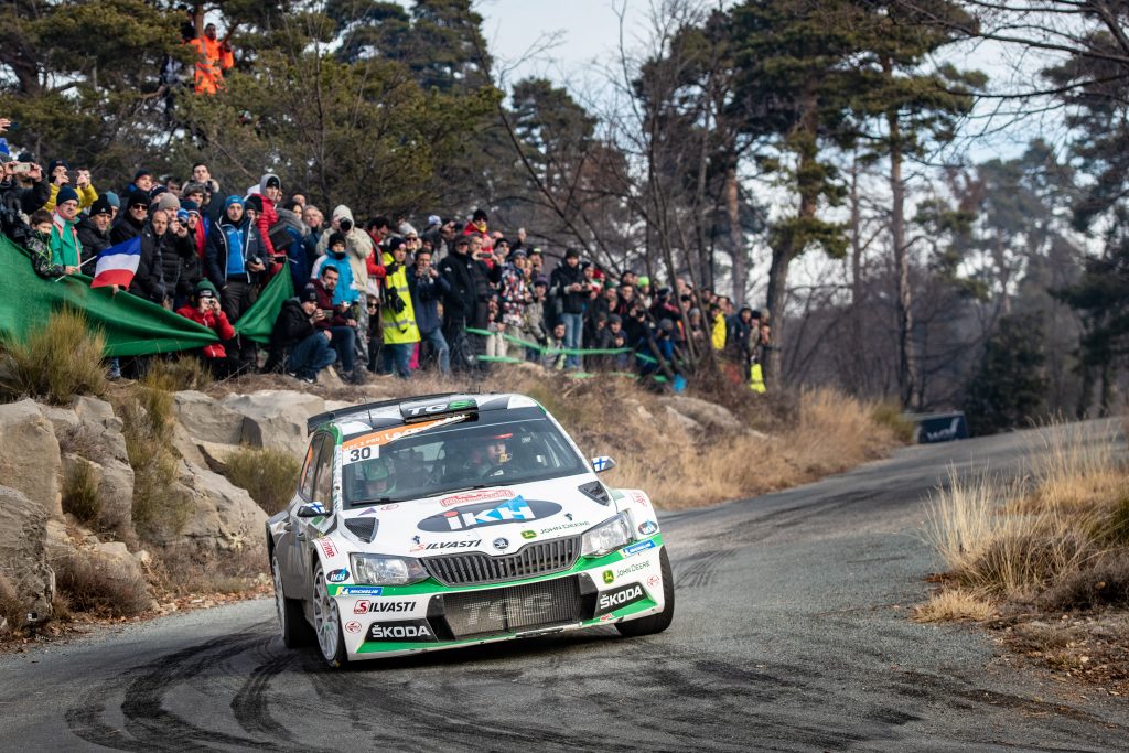 Kalle Rovanperä / Jonne Halttunen, ŠKODA FABIA R5, Rallye Monte Carlo 2018