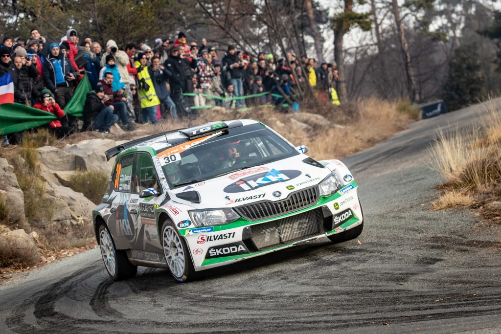 Kalle Rovanperä / Jonne Halttunen, ŠKODA FABIA R5, Rallye Monte Carlo 2018