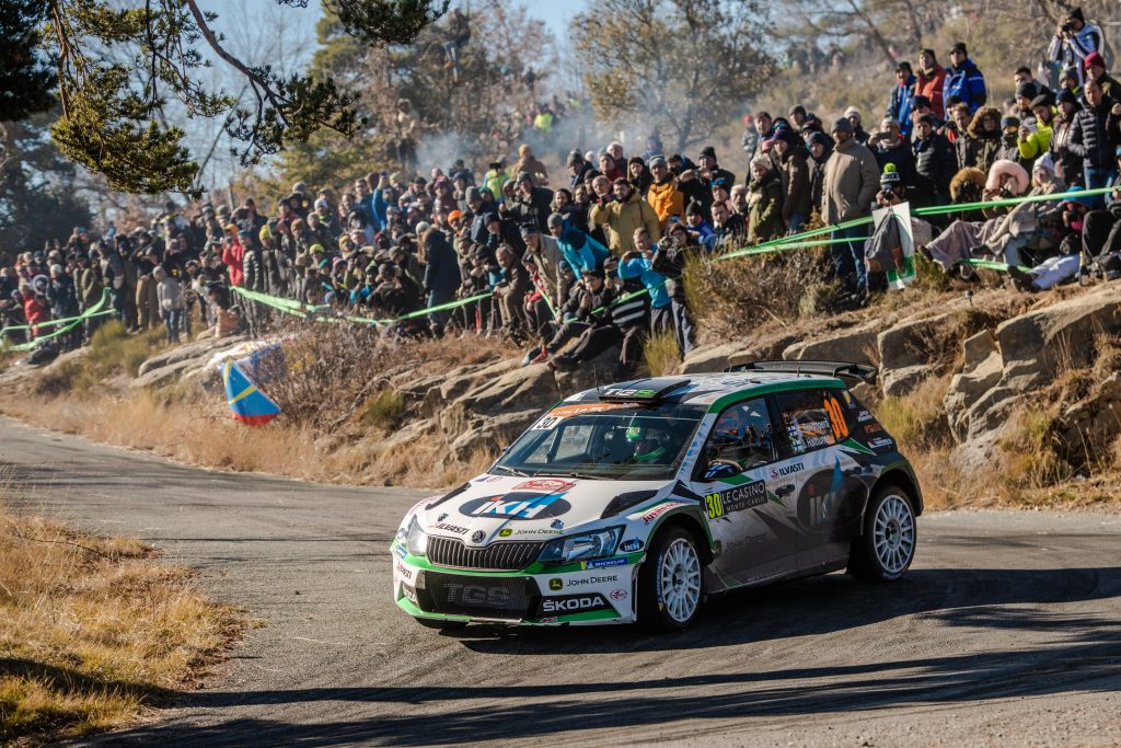 Kalle Rovanperä / Jonne Halttunen, ŠKODA FABIA R5, Rallye Monte Carlo 2018