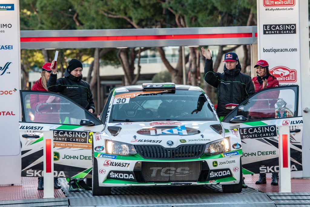 Kalle Rovanperä / Jonne Halttunen, ŠKODA FABIA R5, Rallye Monte Carlo 2018