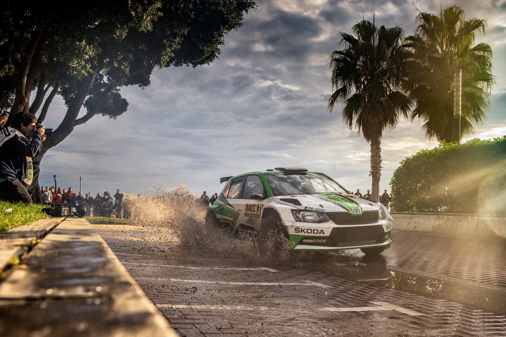 Jan Kopecký / Pavel Dresler, FABIA R5, RallyRACC Catalunya 2018