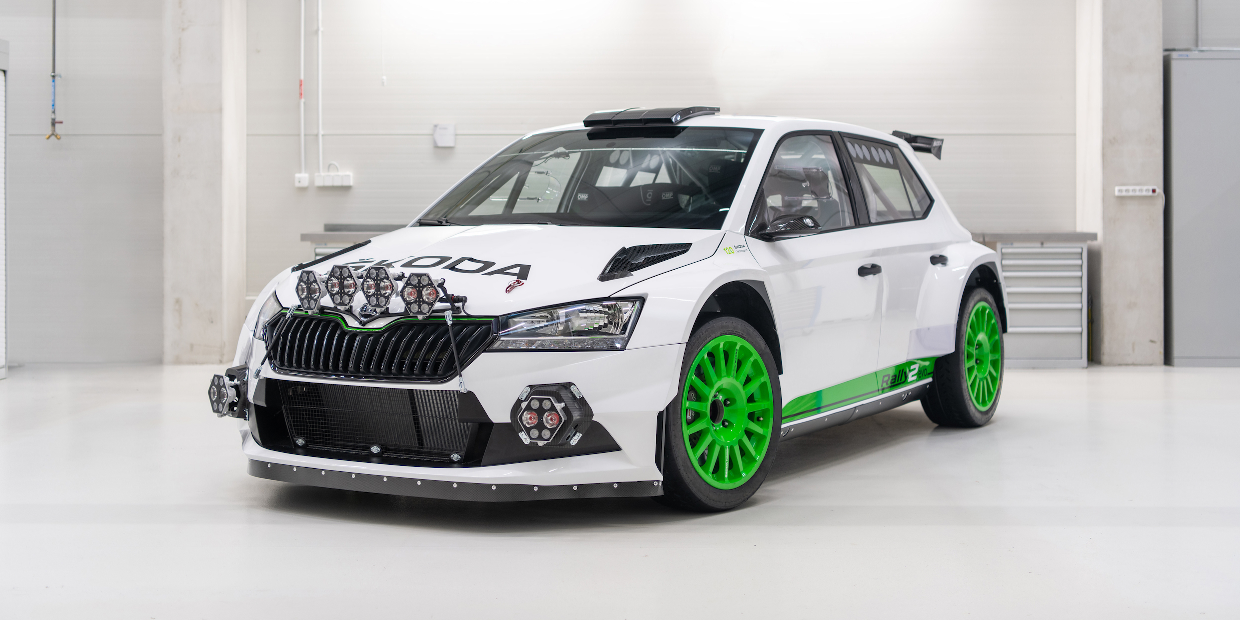 Škoda Fabia Rally2 a Rally2 evo