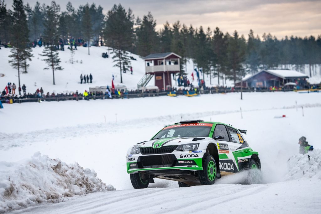 Kalle Rovanperä / Jonne Halttunen, ŠKODA FABIA R5, Rally Sweden 2019