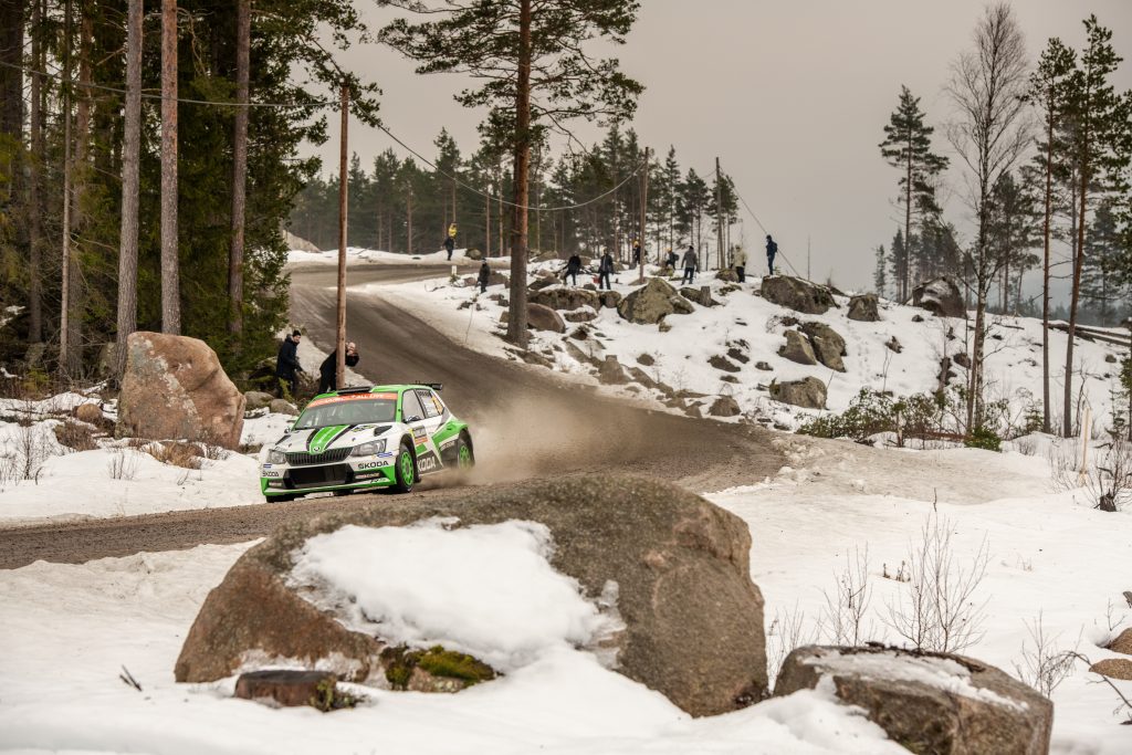 Kalle Rovanperä / Jonne Halttunen, ŠKODA FABIA R5, Rally Sweden 2019