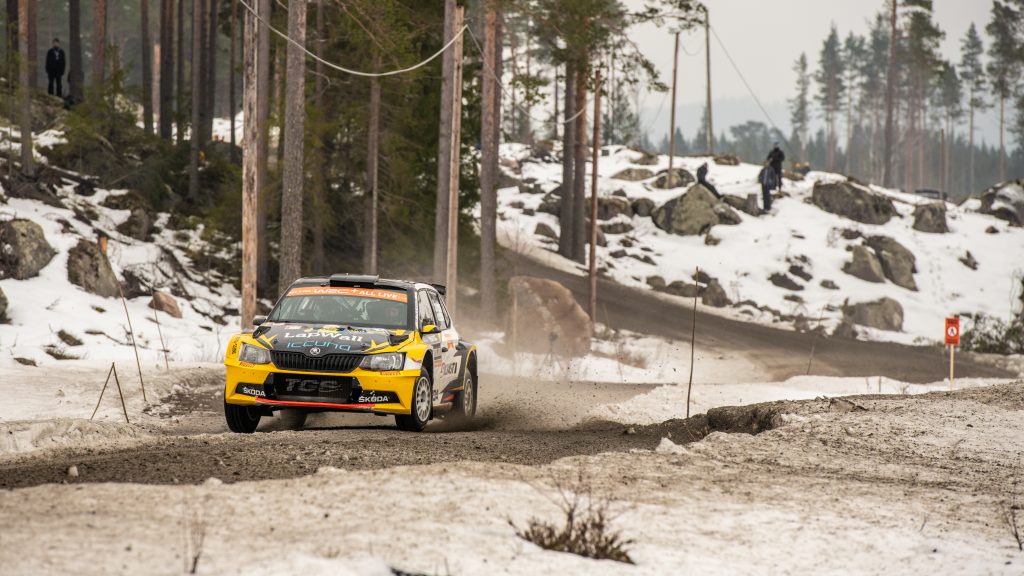 Eerik Pietarinen / Juhana Raitanen, ŠKODA FABIA R5, Rally Sweden