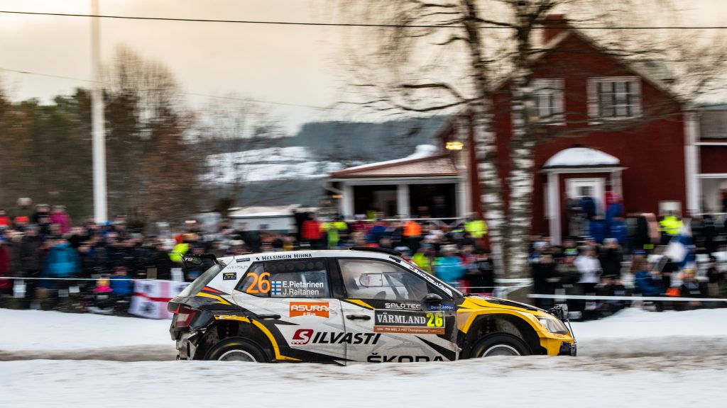 Eerik Pietarinen / Juhana Raitanen, ŠKODA FABIA R5, Rally Sweden