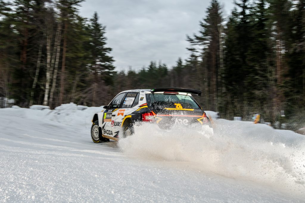 Eerik Pietarinen / Juhana Raitanen, ŠKODA FABIA R5, Rally Sweden