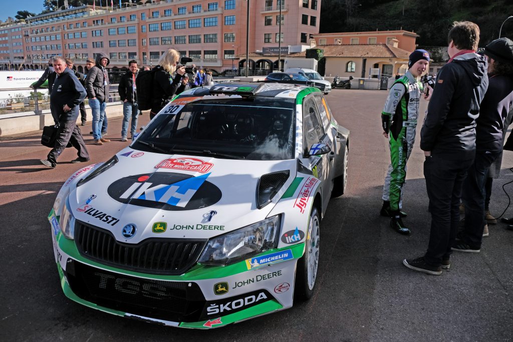 Kalle Rovanperä / Jonne Halttunen, ŠKODA FABIA R5, Rallye Monte Carlo 2018