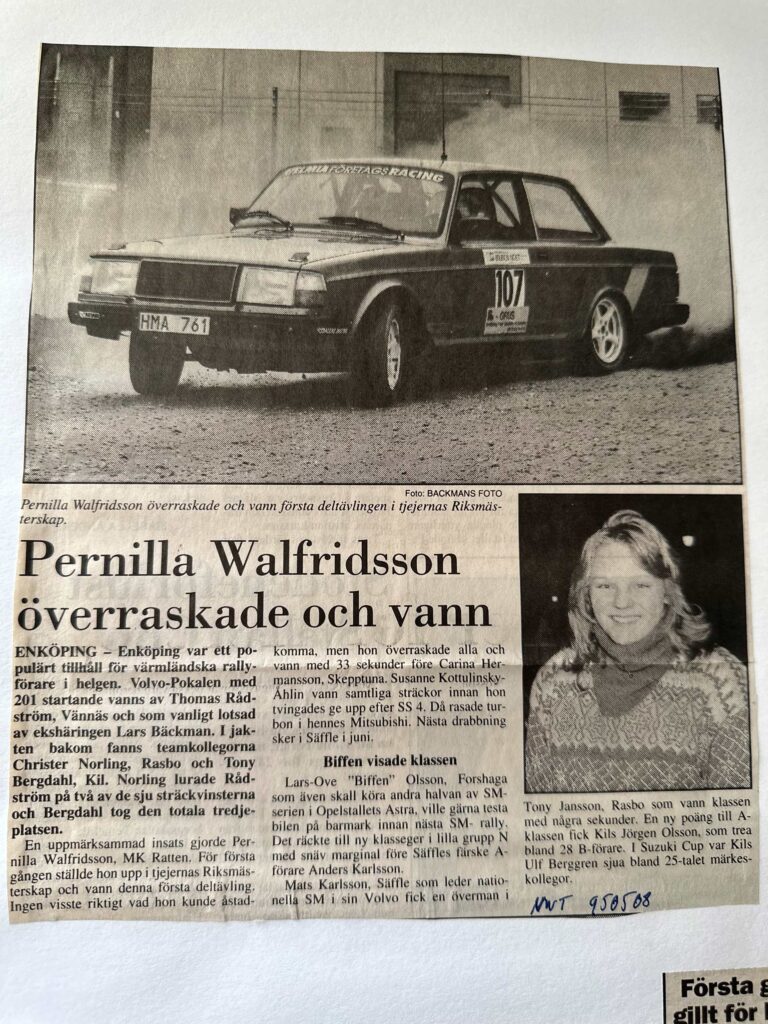 Female element: Pernilla Solberg | Mother, racer, official