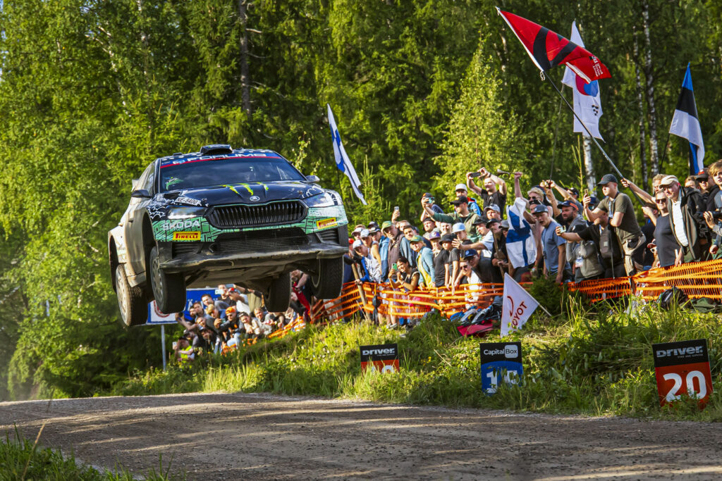 rally-finland-skoda-driver-oliver-solberg-extends-wrc2-lead-with-third-season-victory