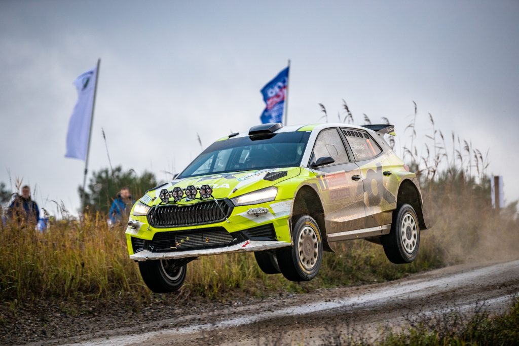 25. Int. ADMV Lausitz Rallye 2022, (DEU) WRC 2, Andreas Mikkelsen/Torstein Eriksen (NOR/NOR)